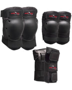 Équipement de protection Protection 3 Pack Padset - Black par EIGHT BALL