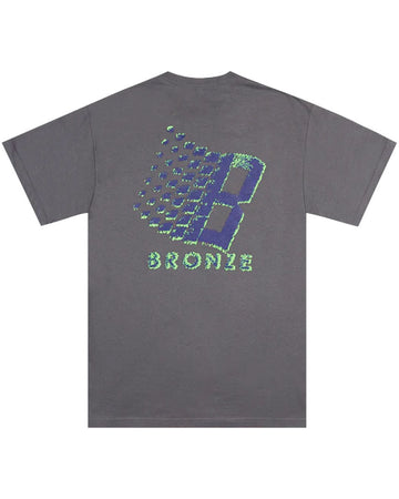 B Logo T-Shirt - Charcoal