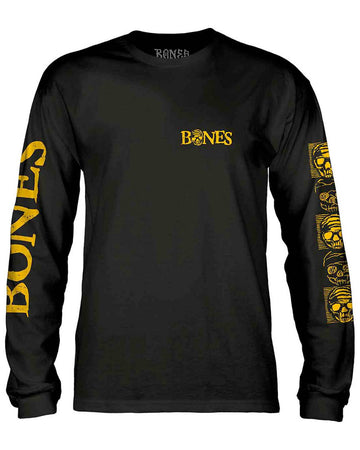 L/S T Long Sleeve T-Shirt - Black/Gold