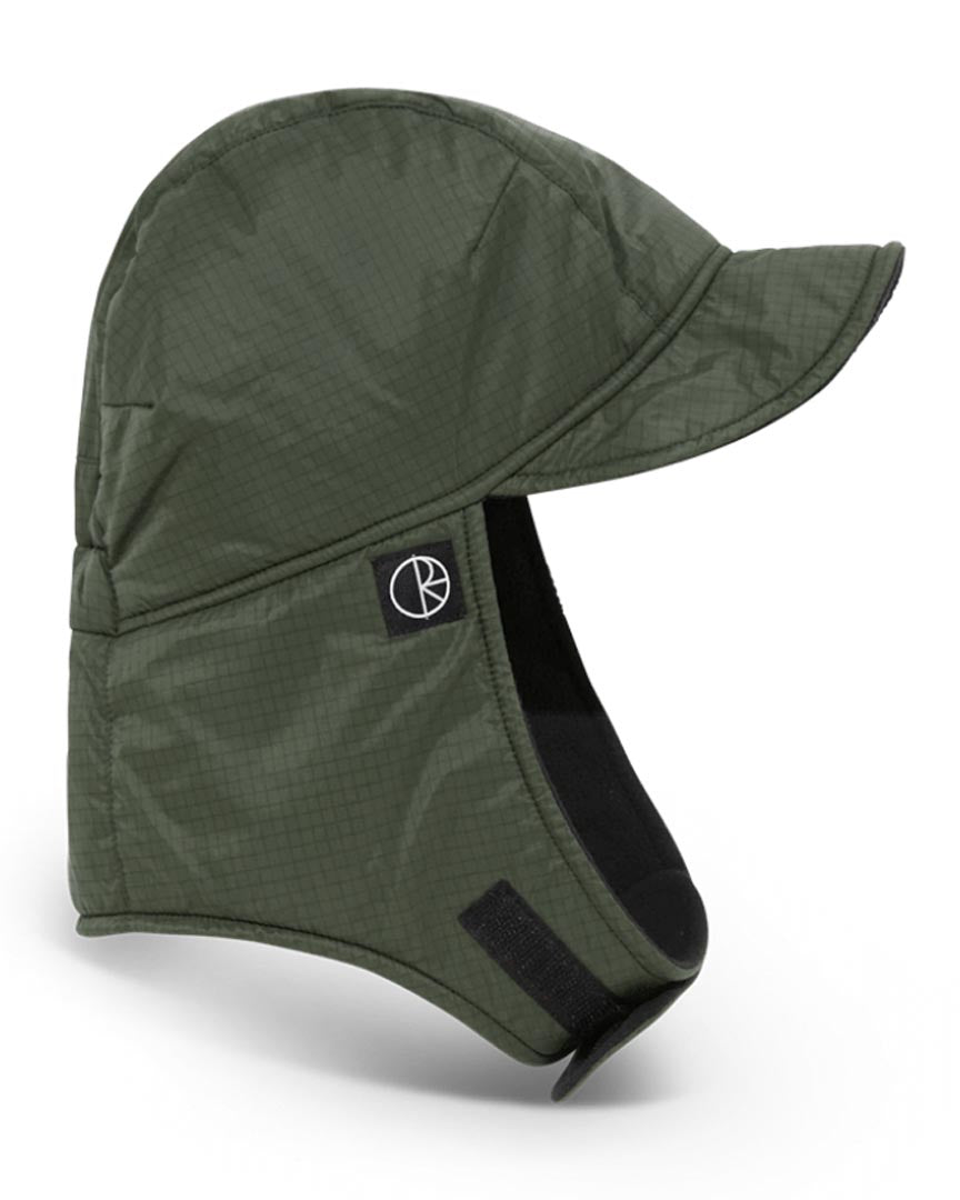 Luke Flap Cap Ripstop - Grey Green