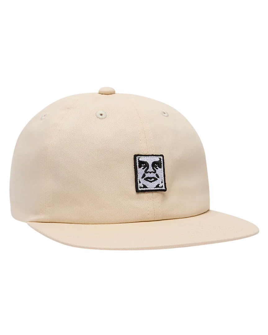 Icon Patch Panel Hat - Unbleached