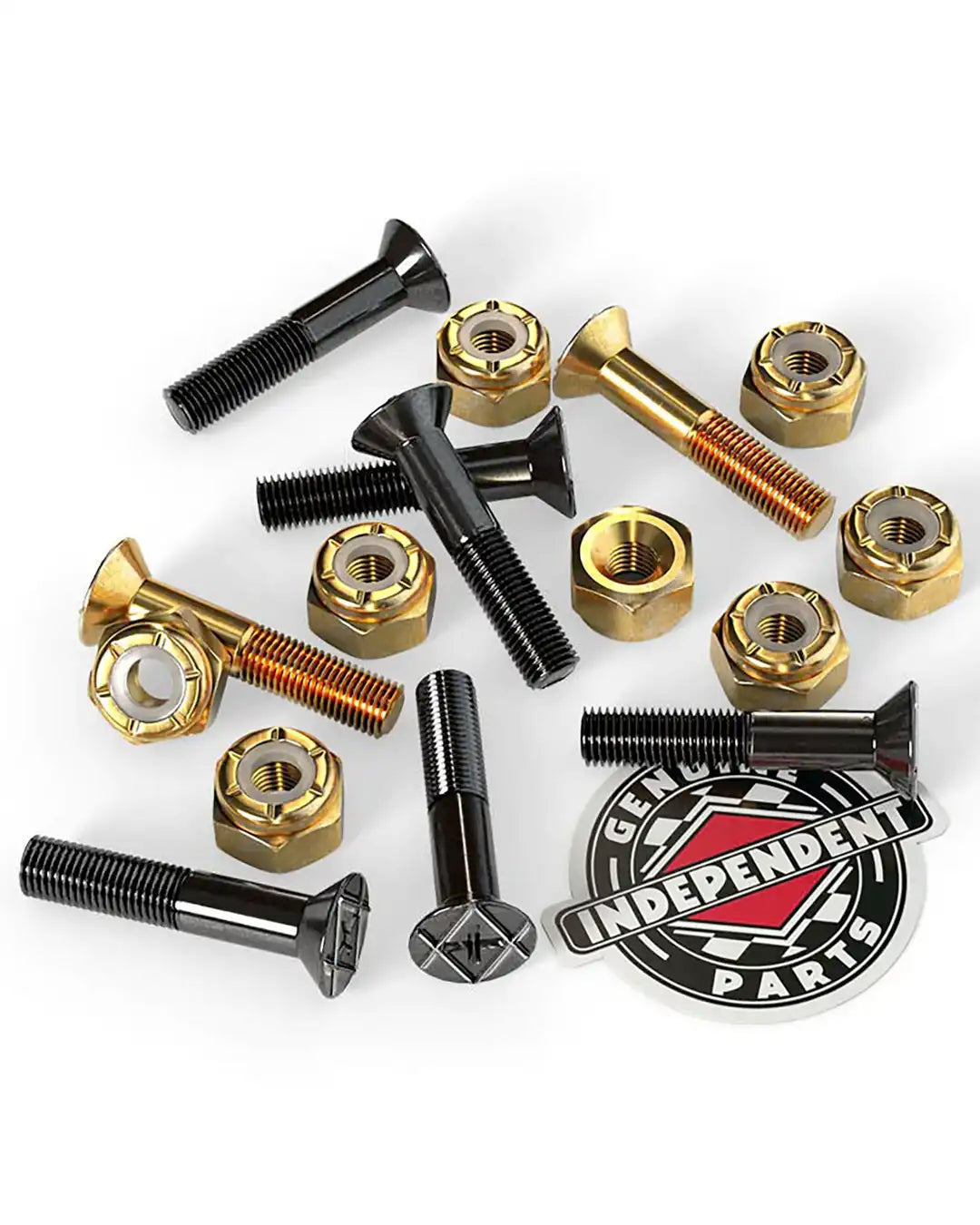 Phillips Genuine Hardware Skateboard Hardware - Black/Gold