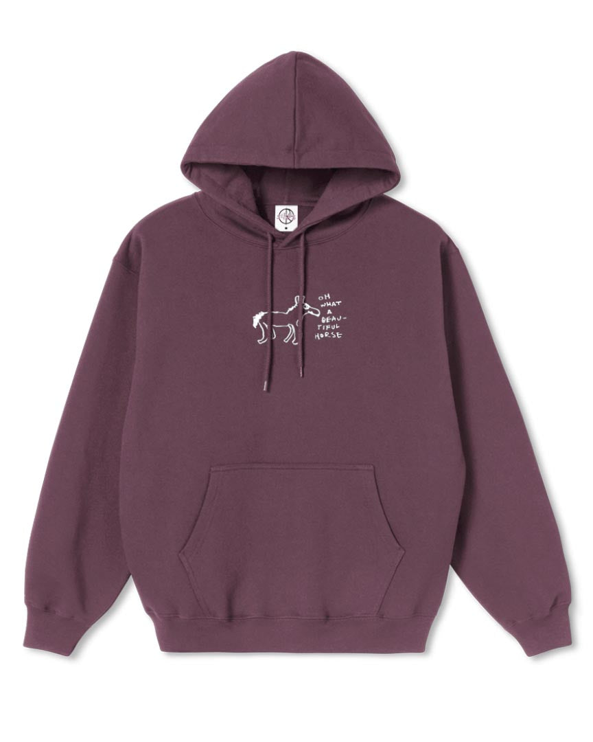 Beautiful Horse Hoodie - Plum