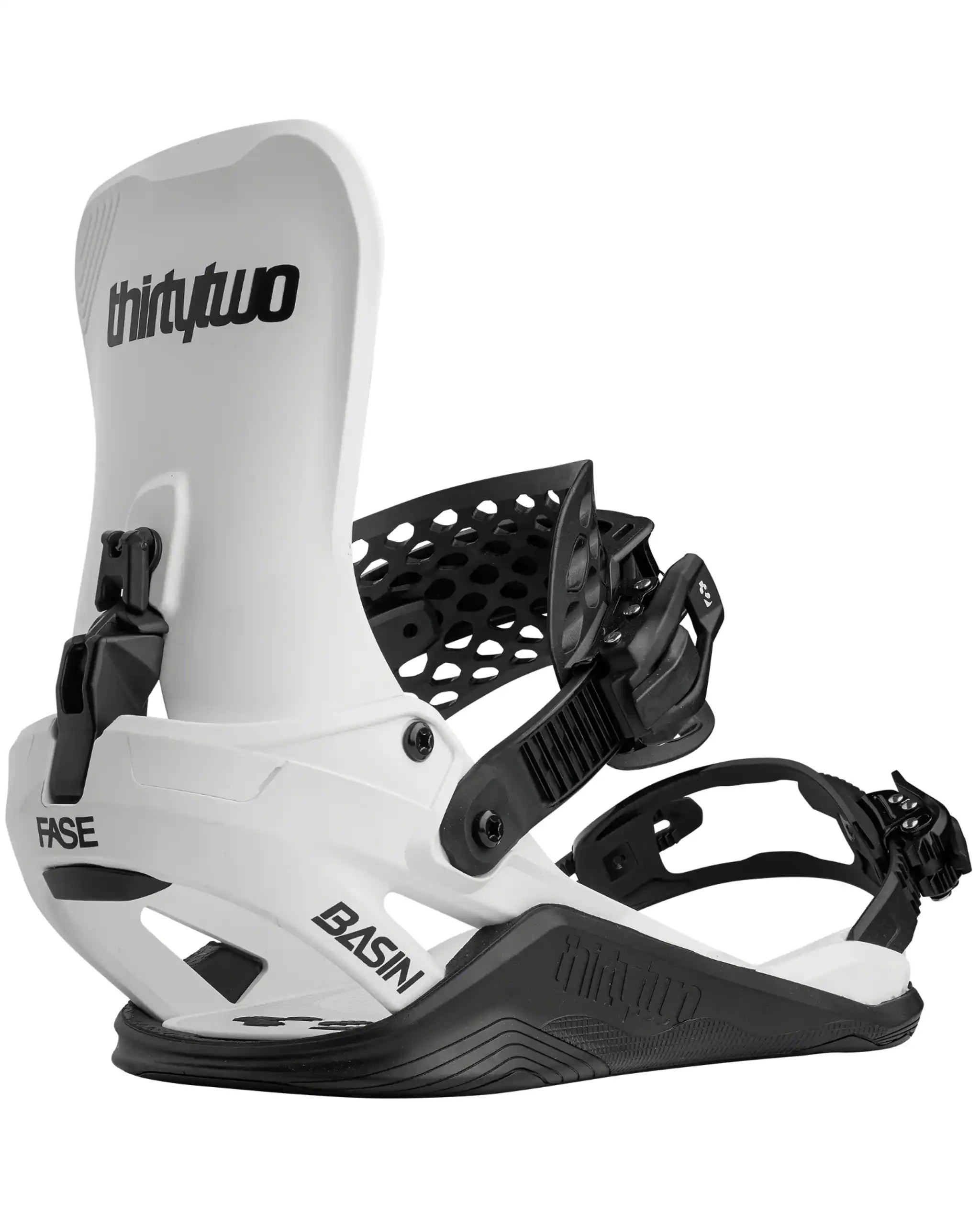 Basin Fase Snowboard Bindings - White 2027