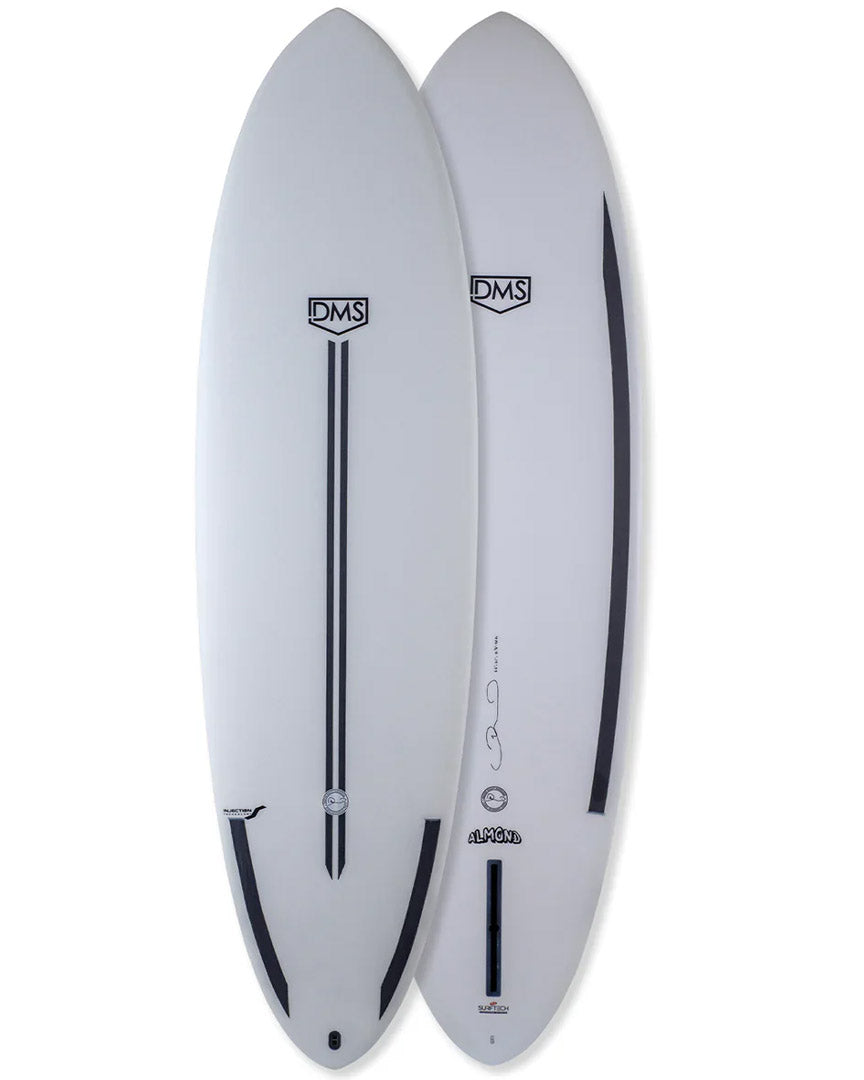 Dms Almond 6'0" Ftu Surfboard - White