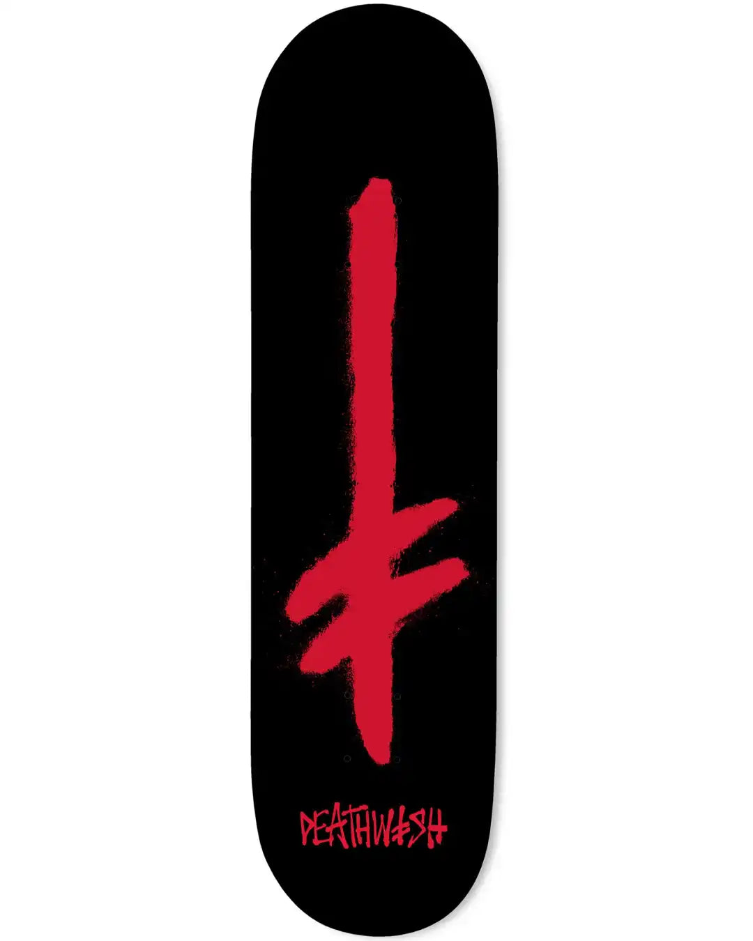 Gang Spray Skateboard Deck - Black/Red