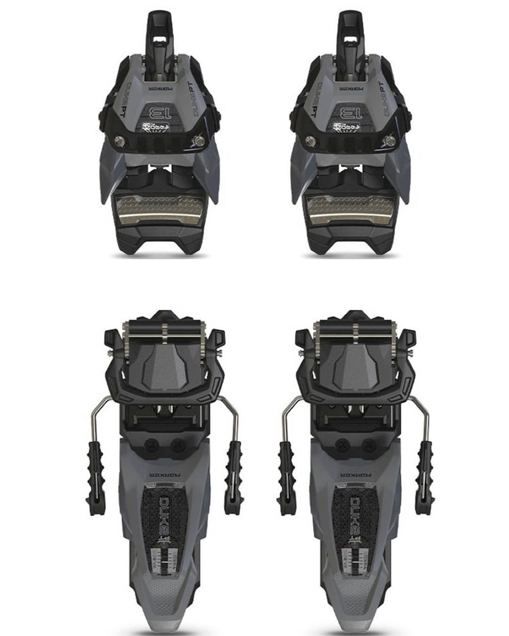 Duke Pt 13 Ski Bindings - Grey/Black 2027