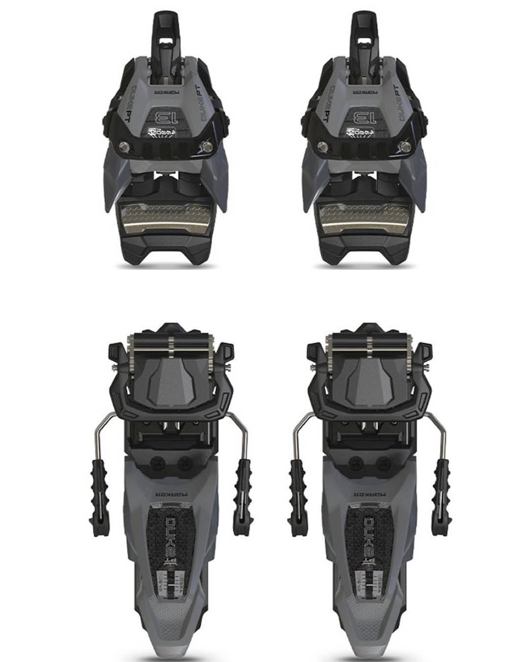 Duke Pt 13 Ski Bindings - Grey/Black 2027