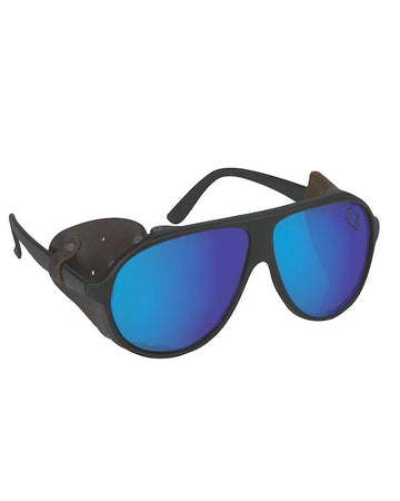 Polarized Glacier Sunglasses - Matte Black