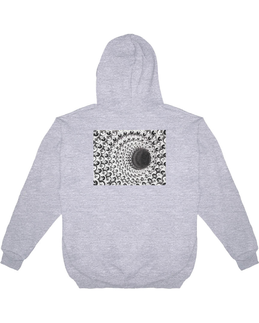 Hoodie Zip Tony Tunnel - Heather Grey