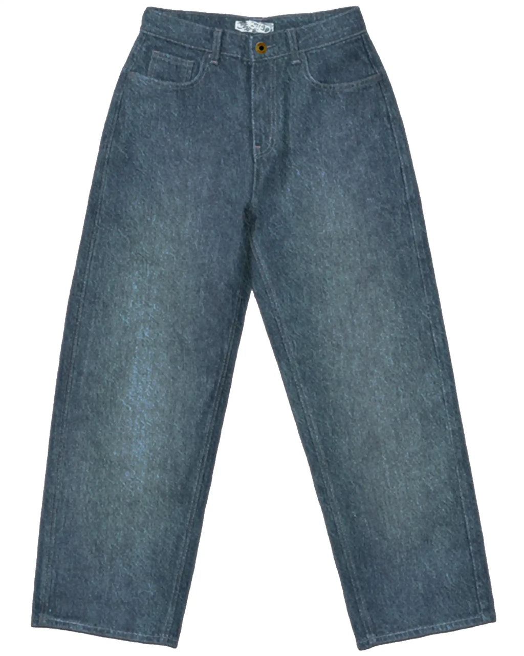 Wavy Classic Baggy Jeans - Whisker Blue