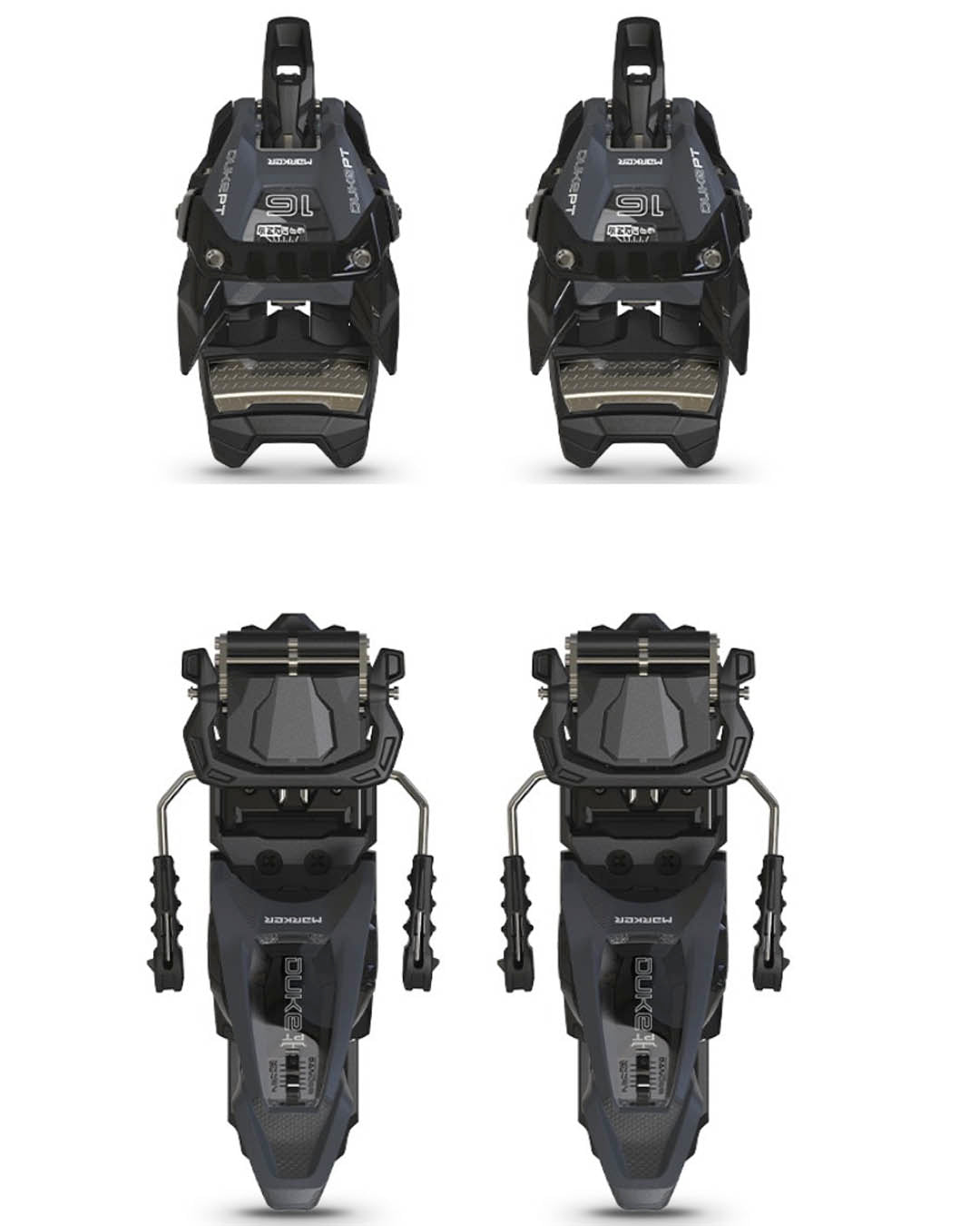 Duke Pt 16 Ski Bindings - Anthracite/Black 2027