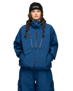 Manteau Neige 3 Ply Ripstop Jacket - Petrol Blue par SOUVENIR – vue 2
