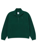 Cotton Ouaté Ivan Half Zip - Dark Emerald