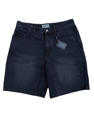 Short Wavy Baggy - Moon Black