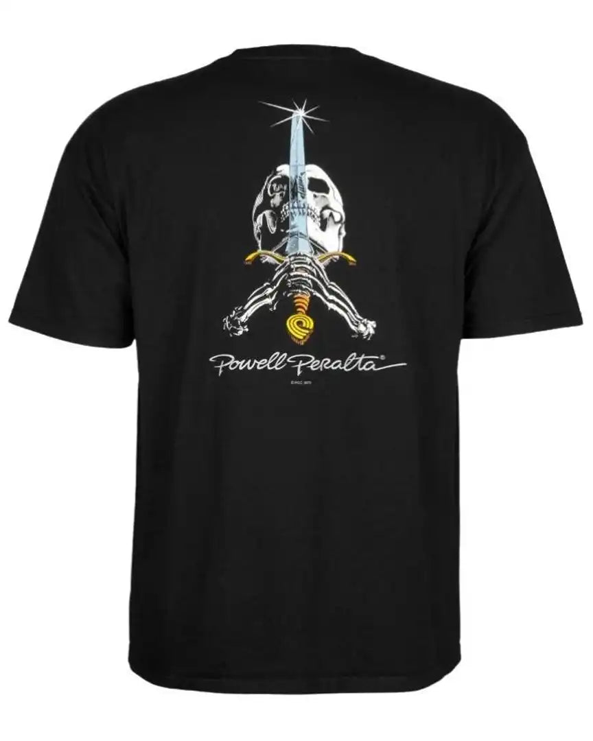 T-Shirt Skull & Sword - Black