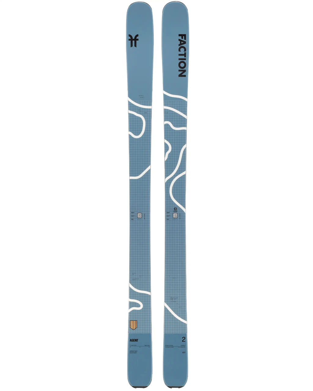 Agent 2 Skis - Blue 2027