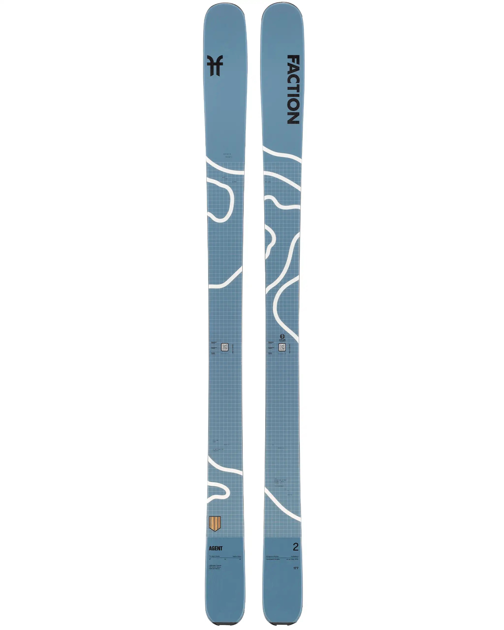 Agent 2 Skis - Blue 2027