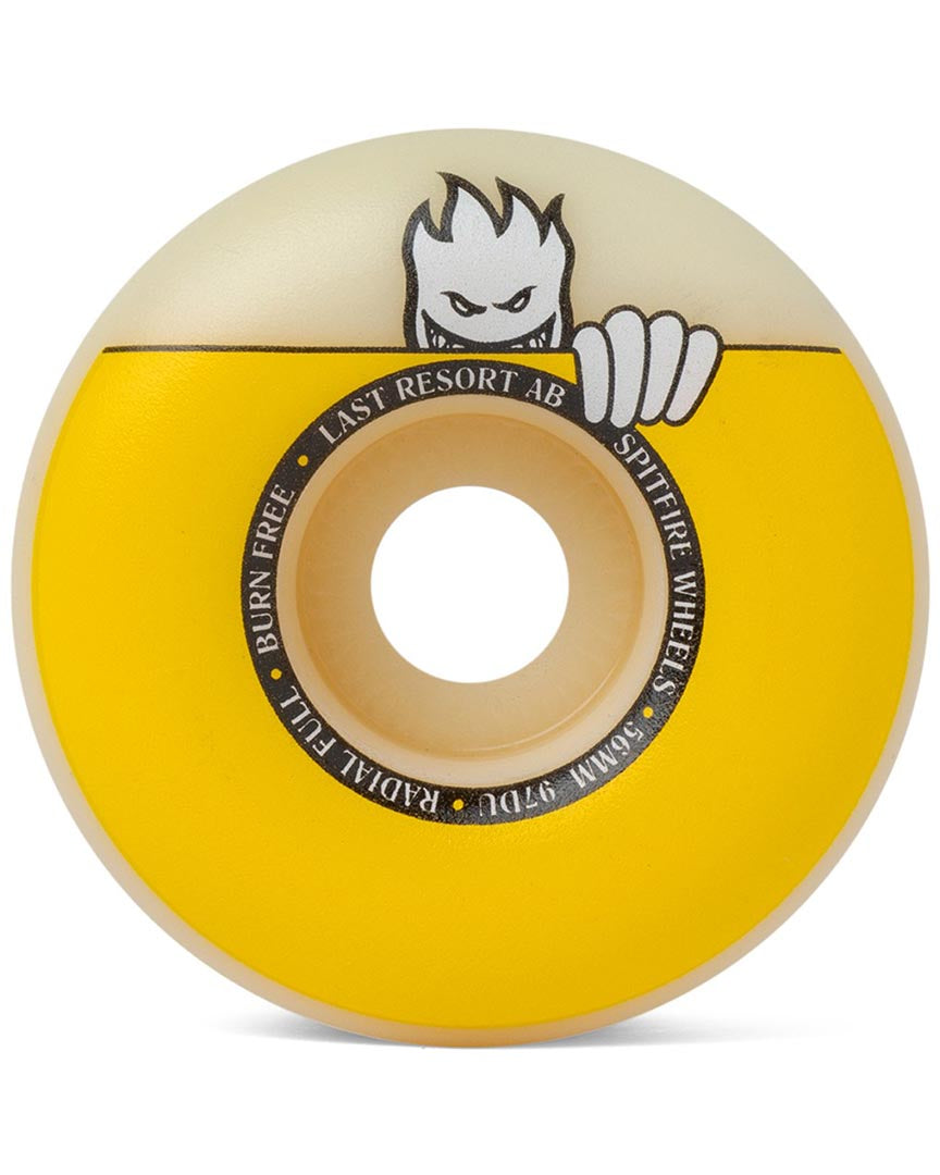 Spitfire Radical Full Formula Four Skateboard Wheels - Yellow