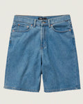 Short Check-5 Baggy Denim - Stonewash Blue