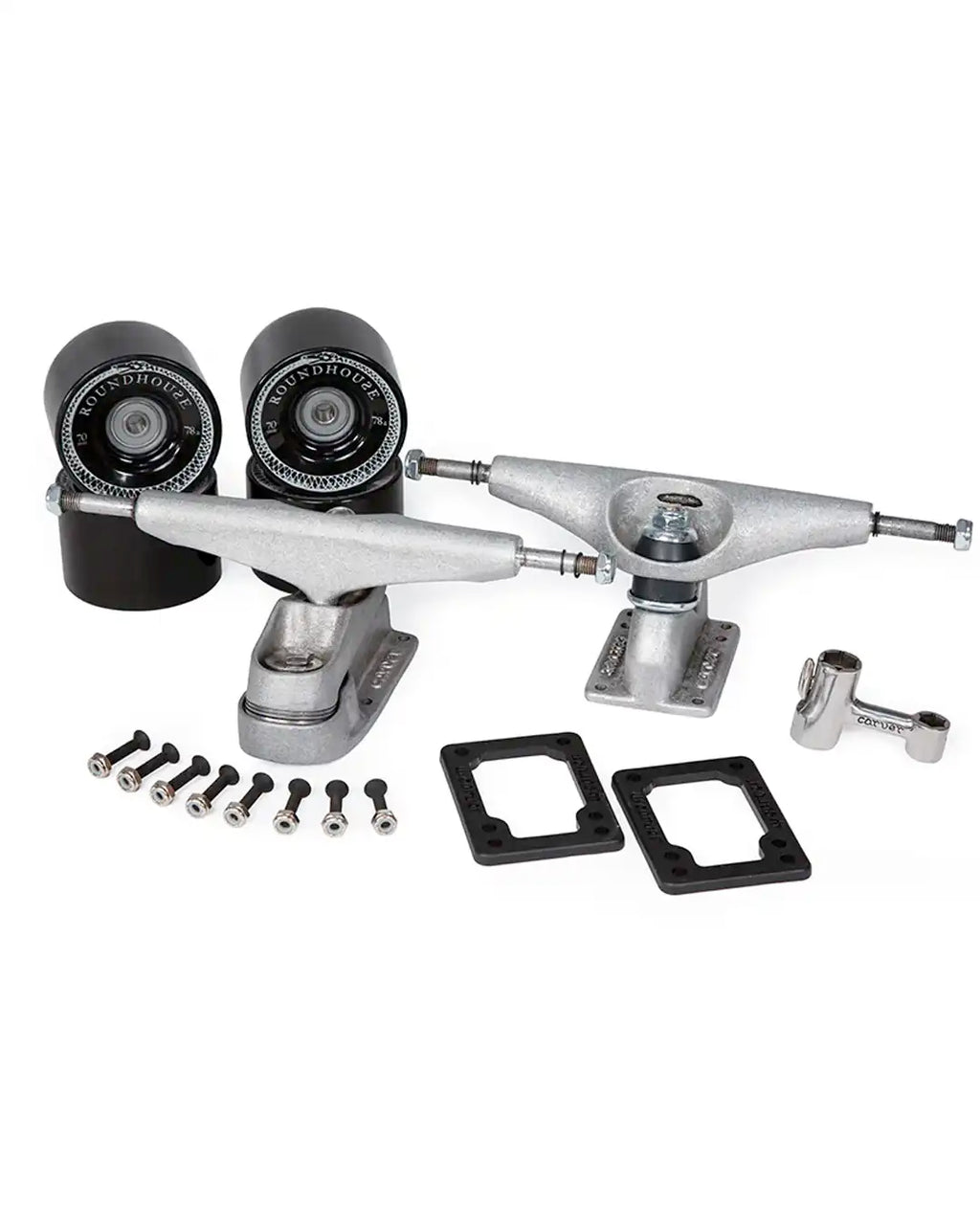 C7 Kit Smoke Mag 70Mm W/Tool Surfskate Trucks - Raw
