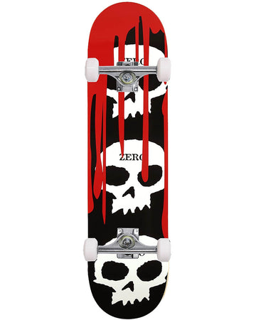 3 Skull Blood Complete Skateboard