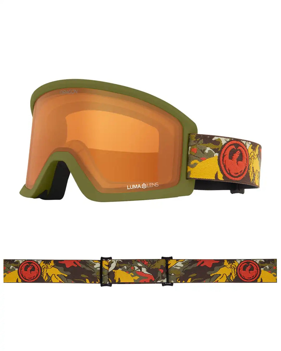 Dx3 L Otg Goggles - Leafy Camo/Amber