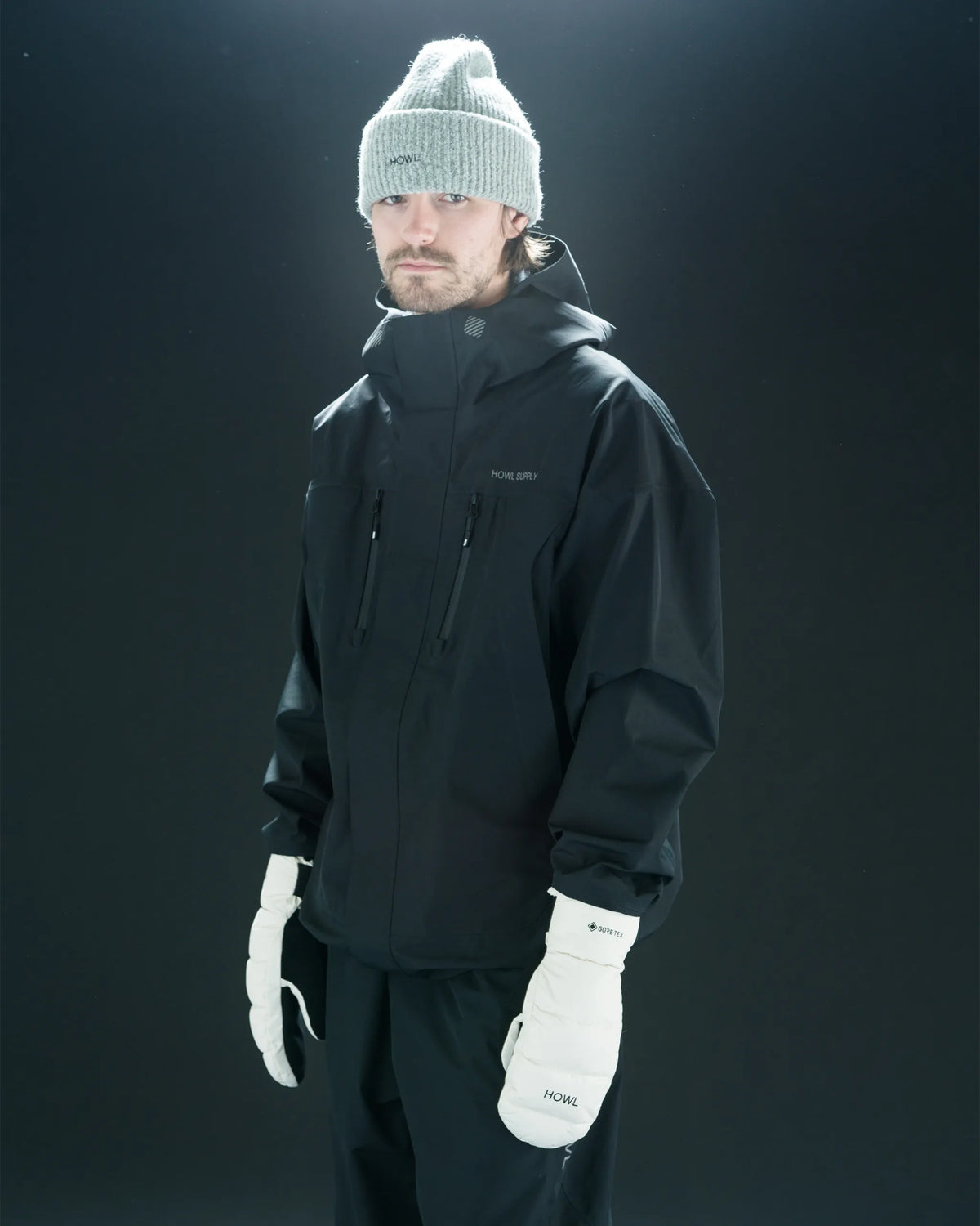 HOWL Shell Winter Jacket - Black – view 2