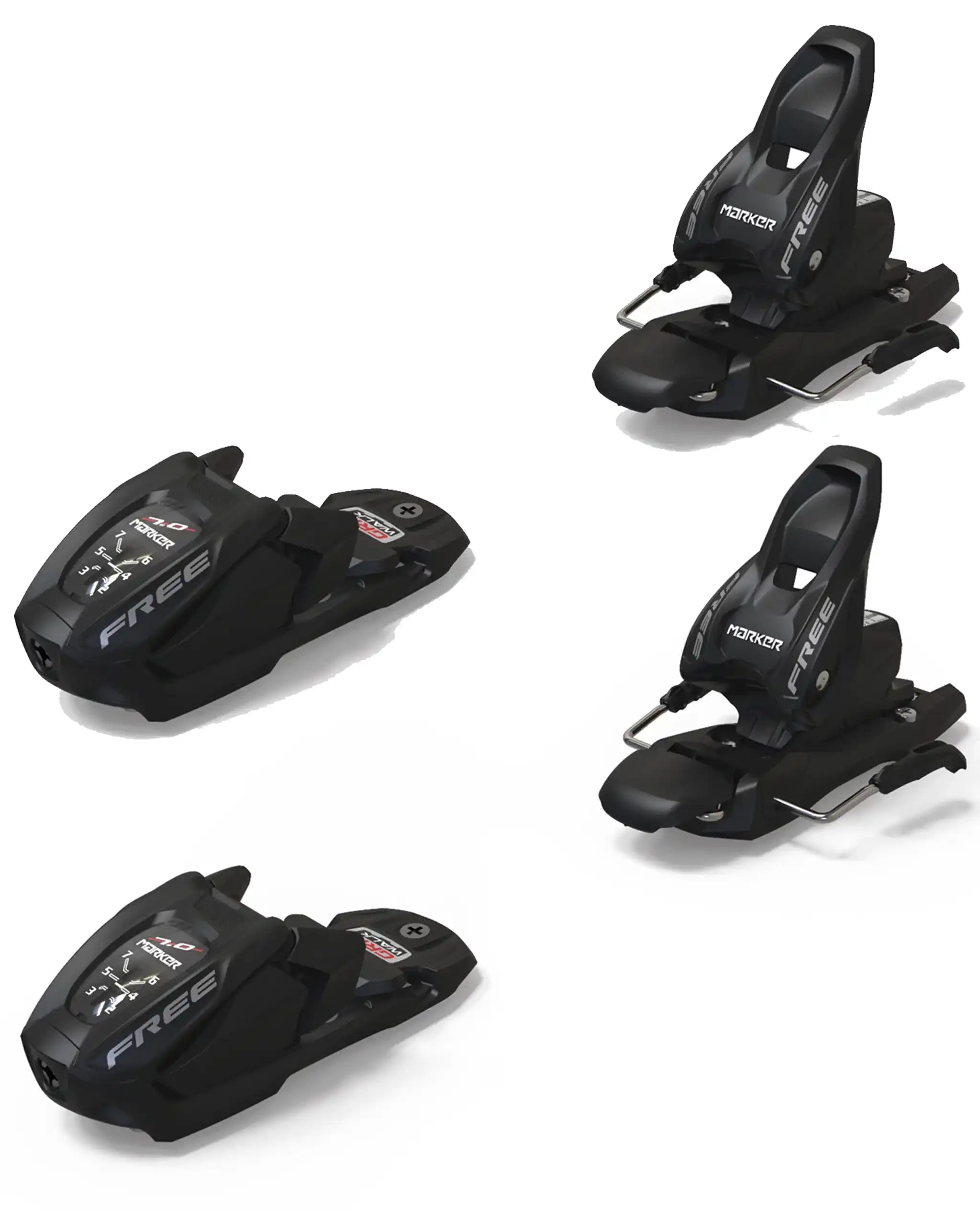 Free 7 Youth Ski Bindings - Black 2027