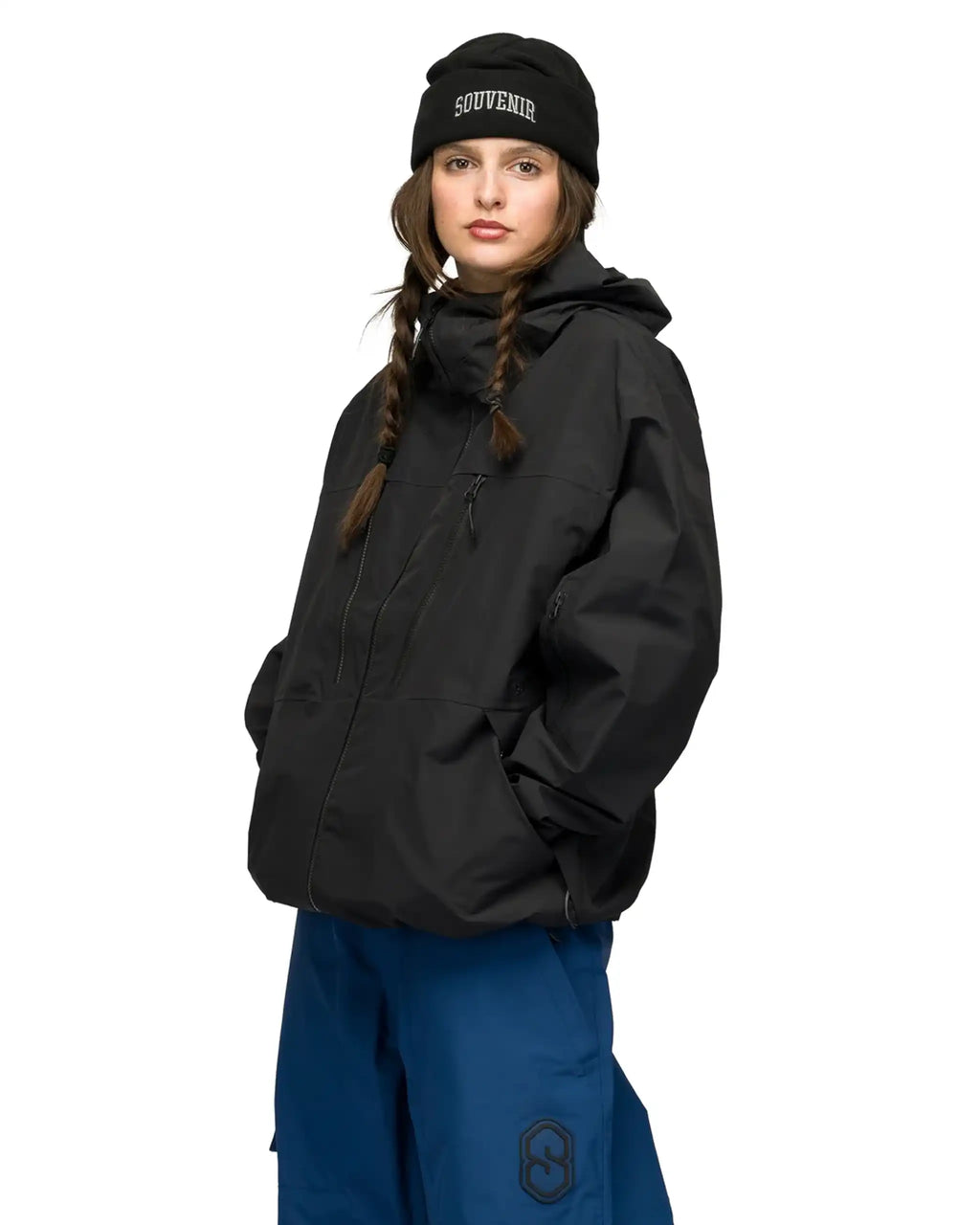 Manteau Neige 3 Ply Ripstop Jacket - Black par SOUVENIR – vue 3
