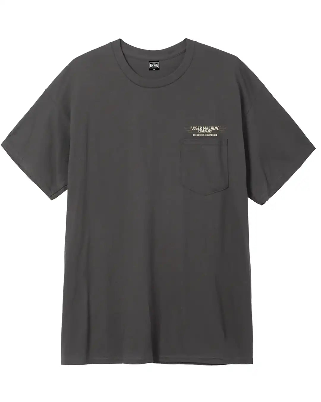 Fly Wheel Pocket T-Shirt - Charcoal