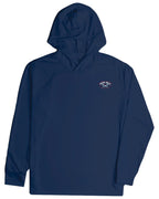 Rashguard Headmaster V3 Uv Hood Ls - Navy par DARK SEAS – vue 2