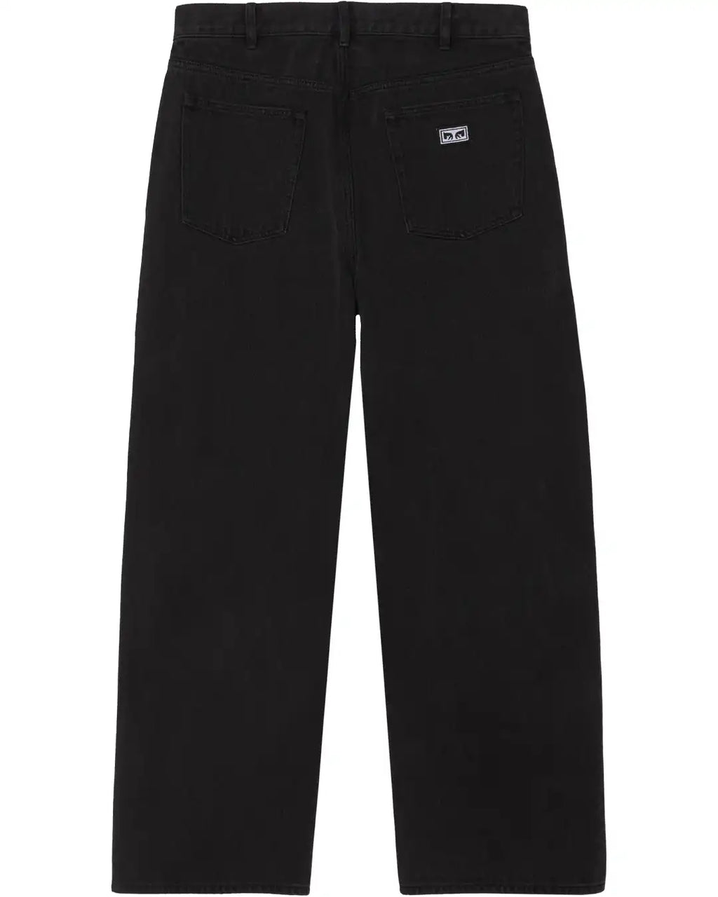 Jeans Bigwig Baggy Denim - Washed Black