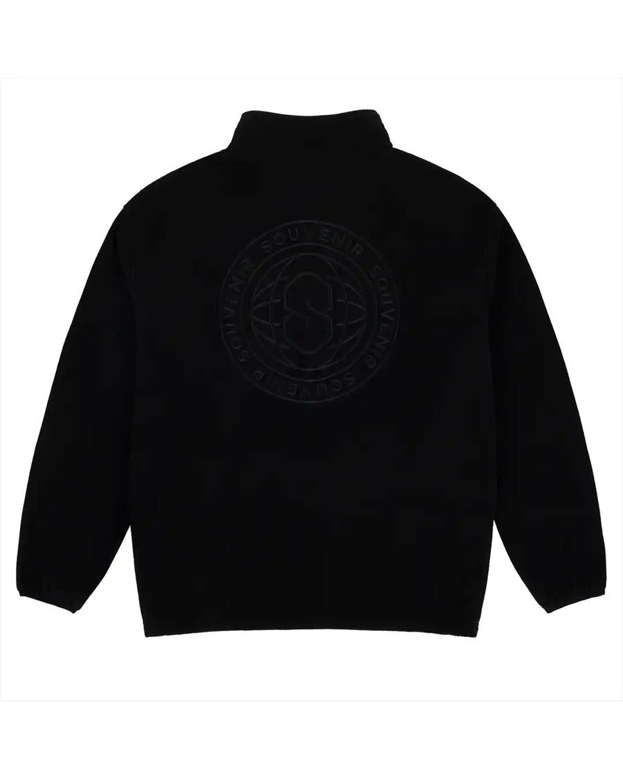 Cotton Ouaté Tech Fleece Zip Up - Black