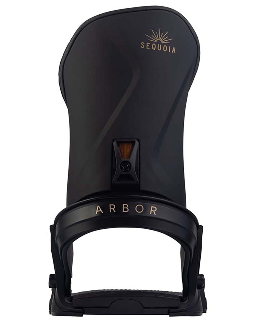 Sequoia Women's Snowboard Bindings - Black/Gold 2025