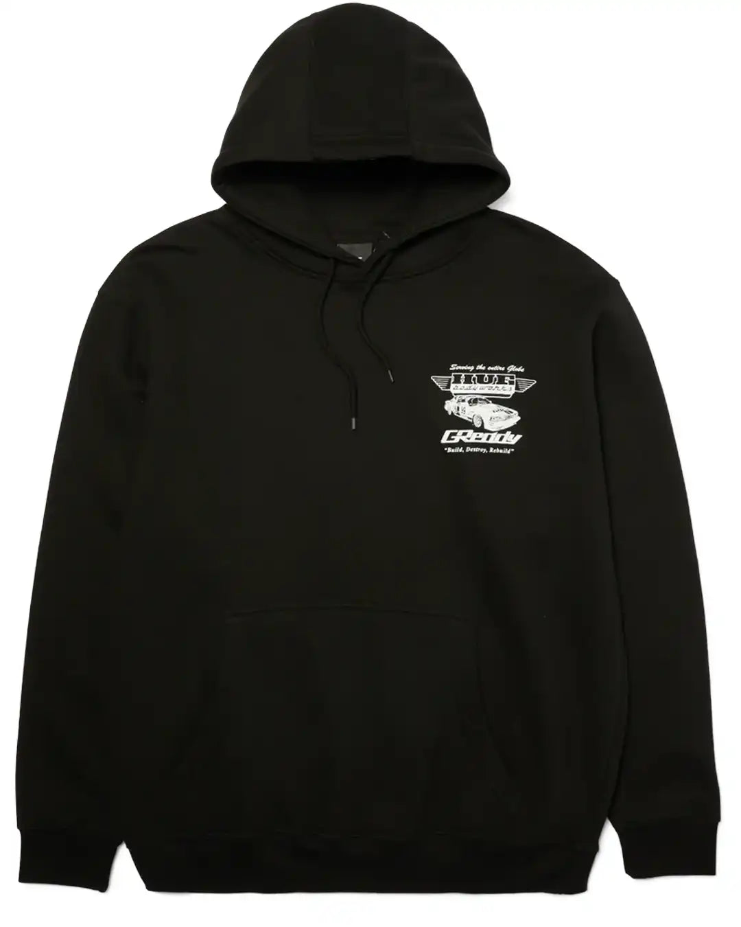Hoodie X Greddy Body Works - Black