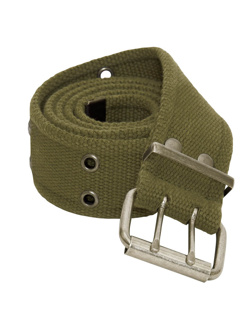 Double Prong Belt - Olive