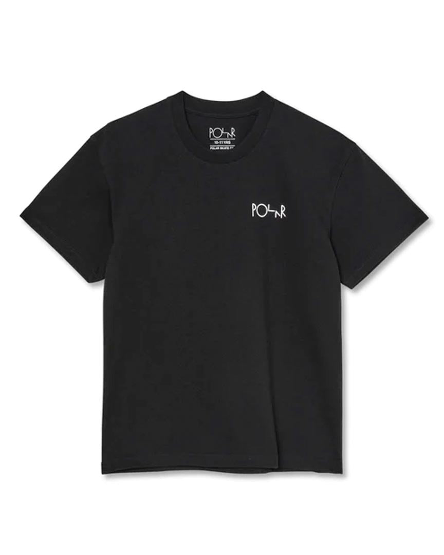 T-shirt Stroke Logo Jr. - Black