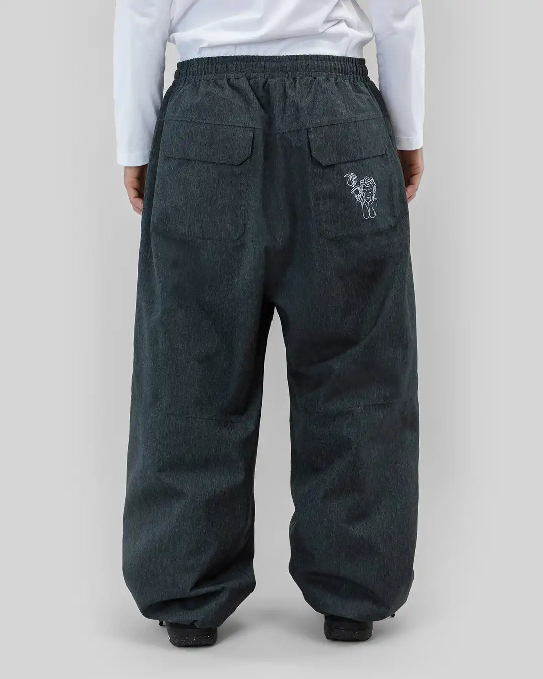 Park Snow Pants - Dark Grey Denim