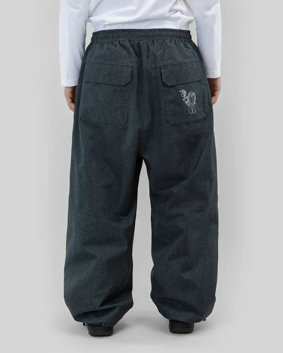 Park Snow Pants - Dark Grey Denim