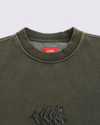 Skate Metal Sweatshirt - Grape Leaf
