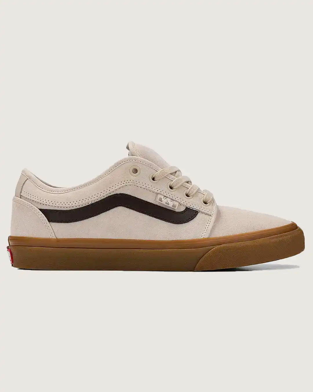 Skate Chukka Low Sidestripe Shoes - Taupe Mist