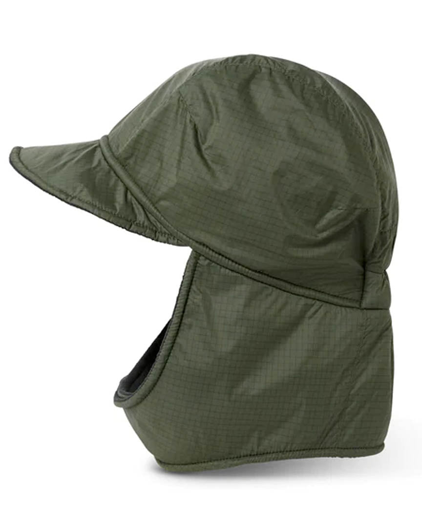 Luke Flap Cap Ripstop - Grey Green