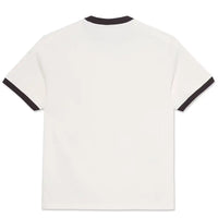 Ringer T-Shirt - Ivory/Chocolate