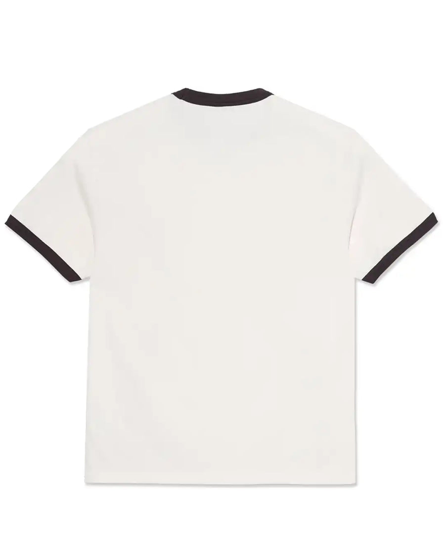 Ringer T-Shirt - Ivory/Chocolate