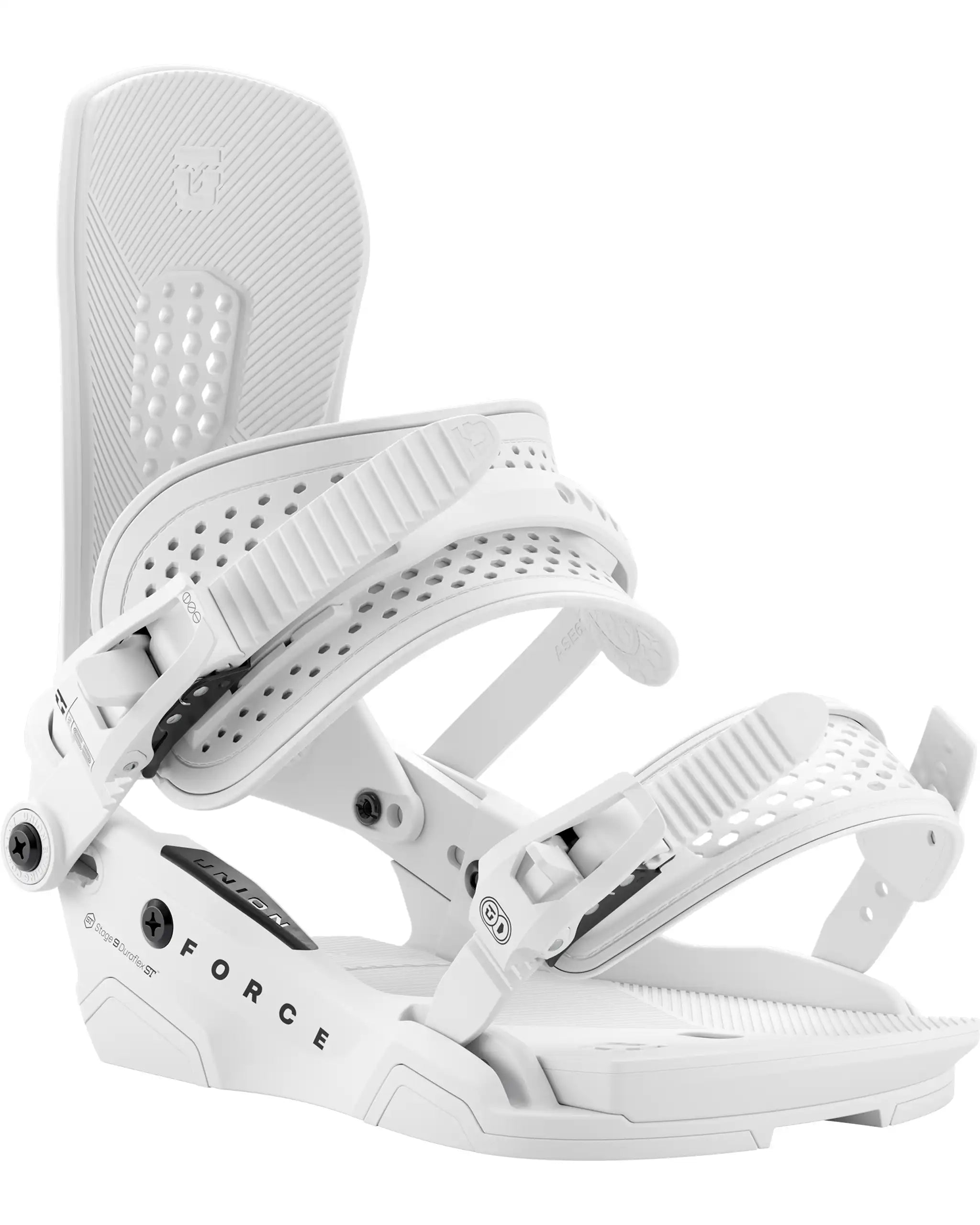 Force Snowboard Bindings - White 2027