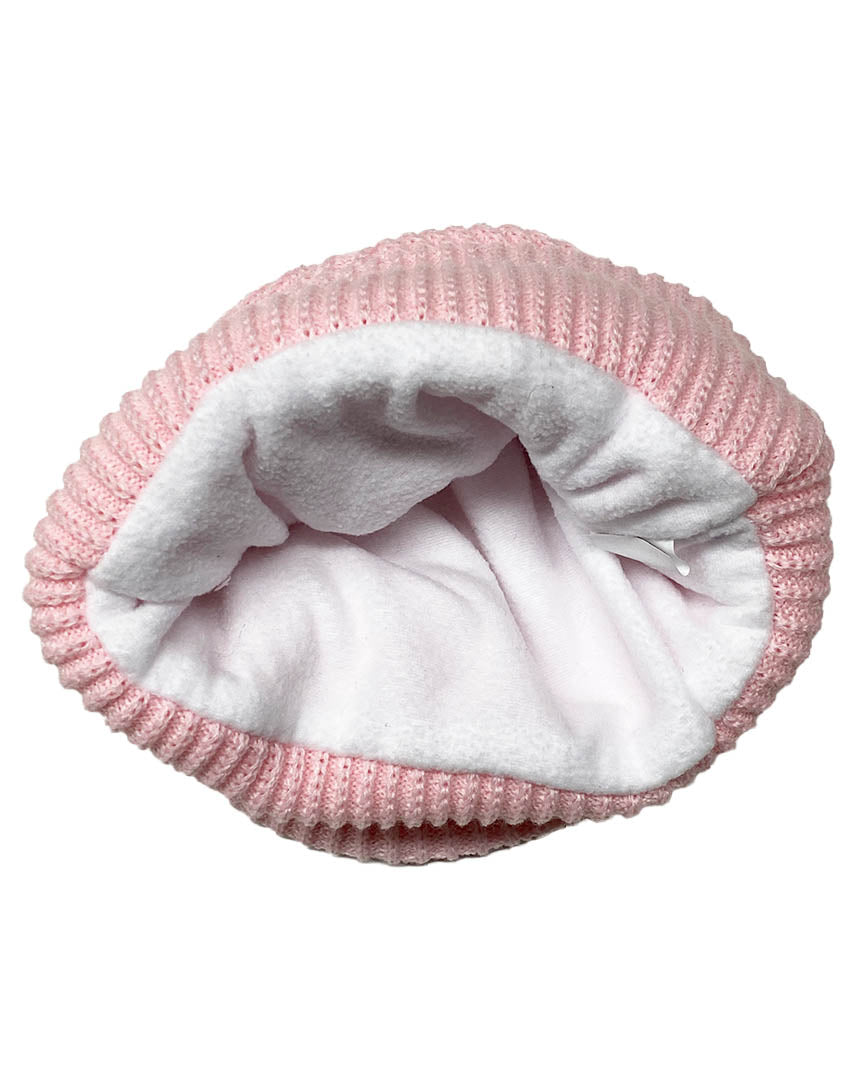 Adre Fleece Rebord Beanie - Rose