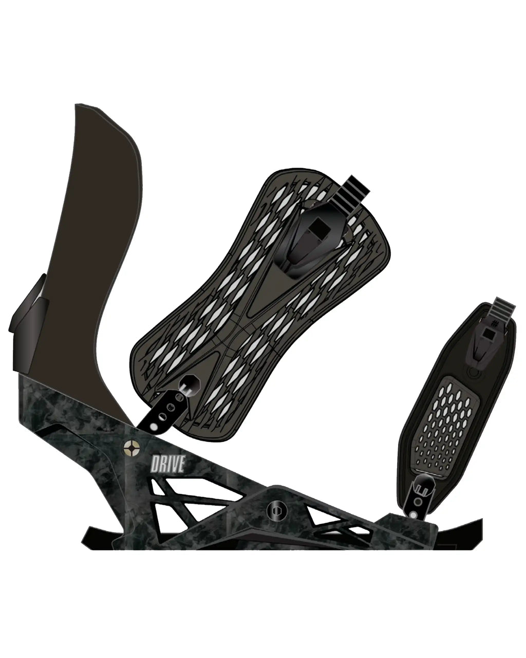 Drive Snowboard Bindings - Black 2027