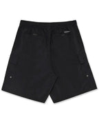 Short Utility Swim Shorts - Black
