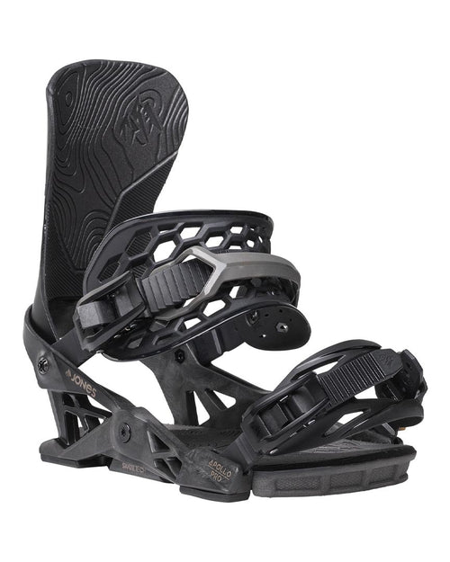 Apollo Pro Snowboard Bindings - Stealth Black 2027